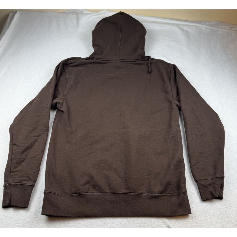 Hooked & Tagged Brown Hoodie Men's M Aim Shoot Reload Hunting - Picture 8 of 10